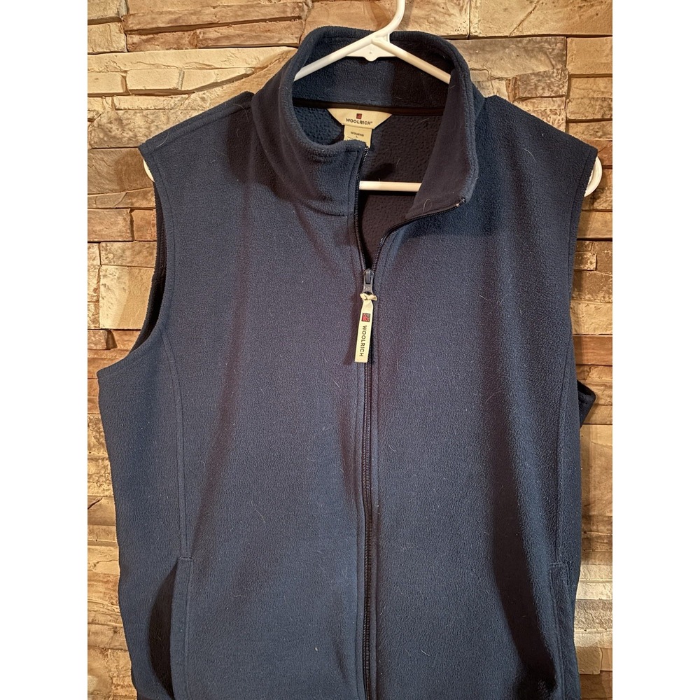 Woolrich‎ Women's Blue  Full Zip Vest W/ Pockets Outdoor Outerwear Large